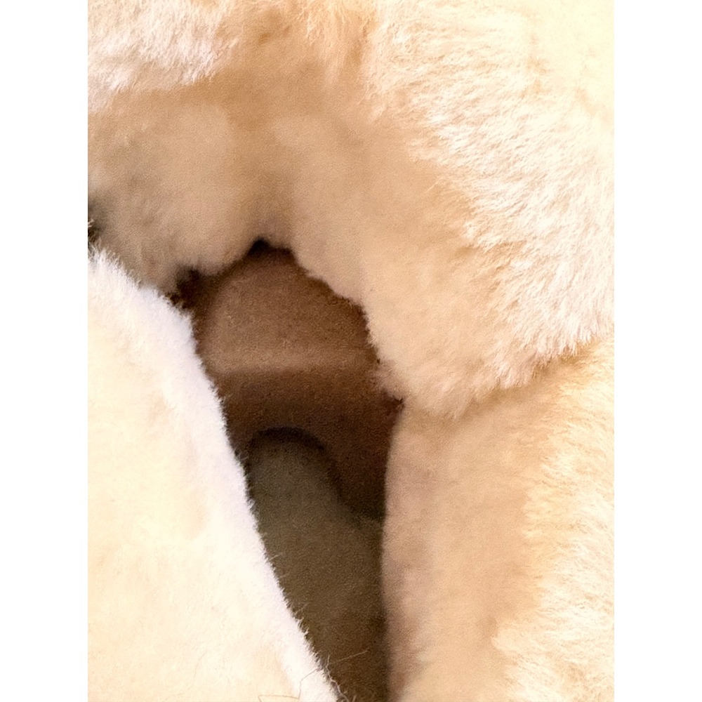 UGG Classic Mini Alpine Lace Boots Sand Suede Sheepskin 1130558 Womens 11 - Picture 11 of 16
